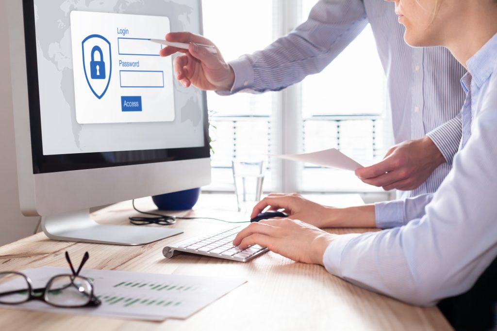 Cyber security concept
