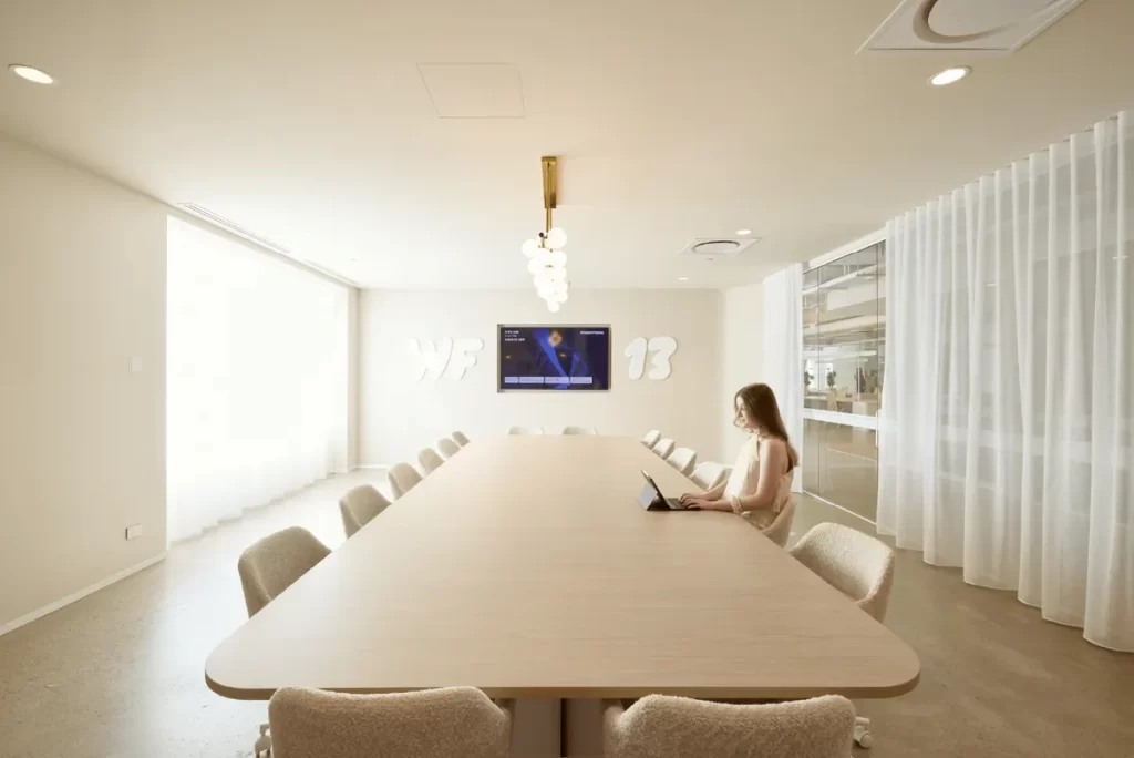 White Fox head office boardroom